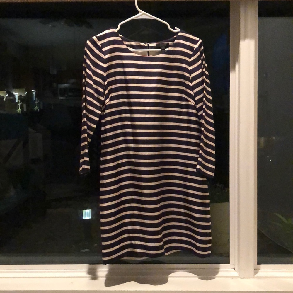 Striped shift dress